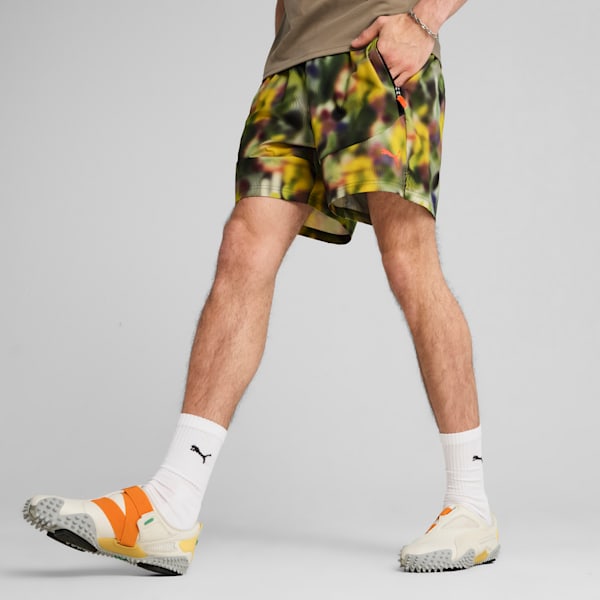 HOOPS X PUMATECH Relaxed Shorts 6" Men, Velvet Moss, extralarge